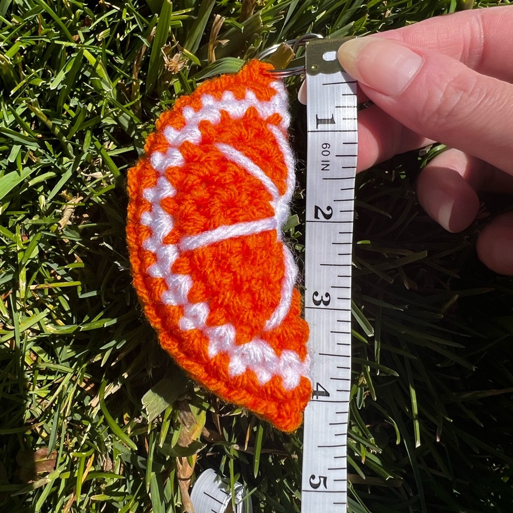Custom Bundle of 3 Hand Crocheted Lime Keychains - Picture 5 of 16